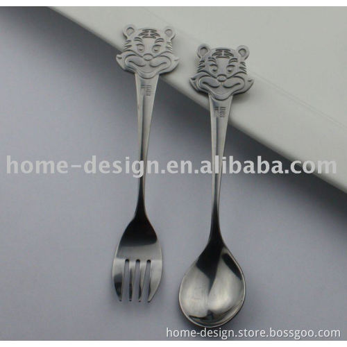 Kid fork spoon set flatware